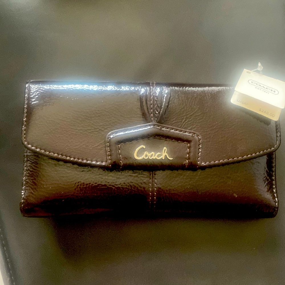Coach ladies wallet with credit card holders and Check insert